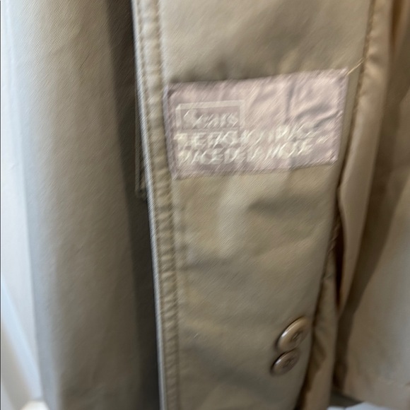 Sears classicTan Trench Coat - Picture 7 of 12